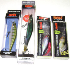 RAPALA LURES X-RAP SHAD SHADOW RAP RIPSTOP XRS6 RPS12 SDRS9 LOT picture