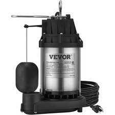 Submersible Sump Pump Water Pump 1/2 HP 4320GPH Steel Basement picture