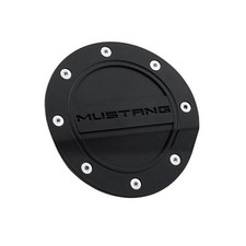 Drake Muscle Cars Fuel Door Comp Series Matte Black With Mustang Logo 2015-2023 picture