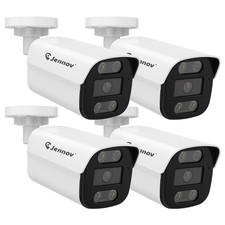 4pcs 4K 8MP PoE IP Security Camera Outdoor Wired Human Detection Night Vision picture