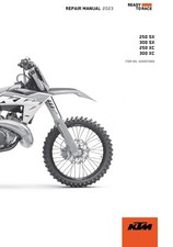 KTM Service Workshop Shop Manual Book 2023 300 XC.. picture