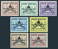 [OOS] Vatican #Mi0073-Mi79 MH 1939 Interregnum Sede Vacante [25c MNH][61-67] picture