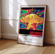 EarthBound Super Nintendo 1994 Retro Game Poster picture