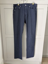 Bonobos Mens Italian Brushed 5 Pocket Chino Pants Navy Blue Stretch Cotton picture