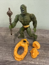 Vintge 80's He-Man MOTU Masters Universe MOSS MAN Complete w/ Staff + Gold Armor picture