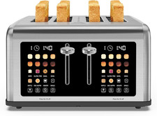 Tostadora 4 rebanadas digital acero inoxidable con 8 niveles picture