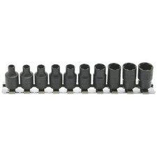 Koken RS2127/10 Nut Twister Set 4mm-10mm 10 Pieces 1/4 Sq. Drive picture