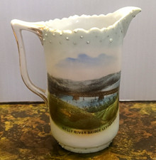 Ceramic Creamer  Belly River Bridge Lethbridge, Alberta, Canada picture