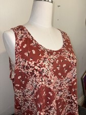 Maurice’s Women’s Floral Design Sleeveless Top Size XL   picture