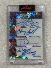 1/1 Quad Auto Pistons Rasheed Wallace, Dave Bing, Joe Dumars, & Chauncey Billups picture