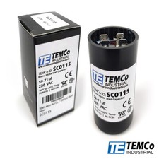 TEMCo 59-71 uf/MFD 220 VAC volts Round Start Capacitor 50/60 Hz -Lot-1 picture