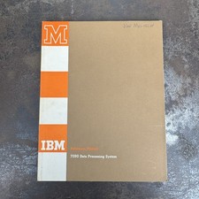 Vtg IBM 7090 Data Processing System Reference Manual - Mainframe Computer picture