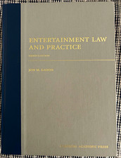 Carolina Academic Press Entertainment Law and Practice 3rd Ed Hardcover Garon picture