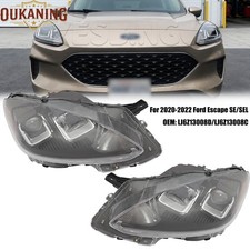 For 2020-2022 Ford Escape SE/SEL Halogen Headlight Assemblies DRL Left OR Right picture