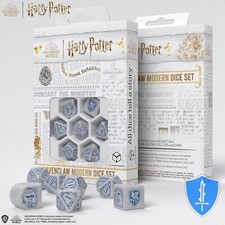 Harry Potter - Ravenclaw Modern White Dice Set (7) Q-Workshop D&D RPG picture