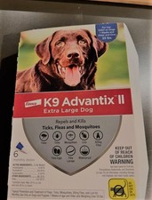 K9 Advantix II Flea and Tick Extra Large Dogs - 55 lbs ( 6 Doses )-Free Shipping picture