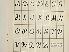 Singer Deluxe Monogrammer Cam and Placement Guide A-Z Buyers Choice picture