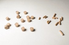 Aged Clay Dot Inlay - Relic For Fender Stratocaster/Telecaster Neck - Aged Tan picture