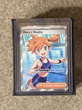 Pokémon TCG Misty's Vitality 111/084 ME05 Pitch Black Ultra Rare Full Art Holo picture