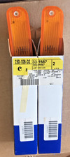 339887 NOS PAIR Side Marker Amber Lamps 1985-1991 GM Trucks picture