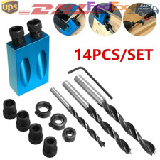DIY Pocket Hole Jig Kit 850 Easy Drill System Woodworking Screw Drill Heavy Duty picture