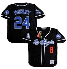 HeADGeAR CLaSsiCs KoBe BRyANT LoS ANGeLeS BaSeBaLL JeRseY #8 #24 XL NWT DoDGeRs picture