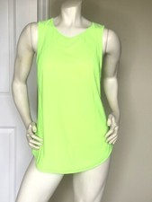 LULULEMON SCULPT TANK BACK VENT NEON LIME  TOP SIZE: S picture