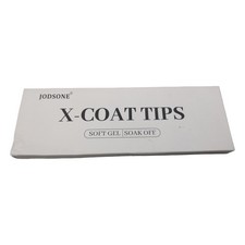 Jodsone X-Coat Tips Soft Gel Soak Off French Tip Pink White Matte Nails 5 sets picture