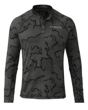 KUIU Men’s Ridgepoint Fleece Henley in Black Tonal - Size XL picture
