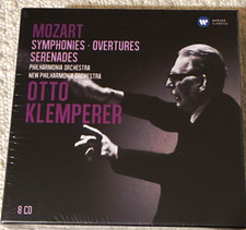 Mozart Symphonies Overtures Serenades Otto Klemperer Warner Classics 8CD picture
