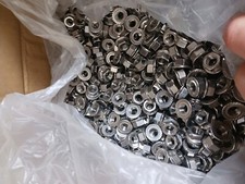 3/8-16 Serrated Flange Hex Nuts. 500 Pieces. Stainless Steel 304. Whiz Nuts picture