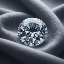 Loose 5.00 Ct Round Cut Lab Grown CVD Diamond Certified D Color VVS1 Clarity picture