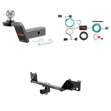 CURT Class 3 Tow Package Trailer Hitch, Wiring, Ball Mount - 13215, 56270, 45152 picture