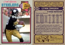 Lynn Swann 1979 Custom Card Pittsburgh Steelers HOF picture