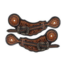 Showman Ladies Timberline Leather Spur Straps picture
