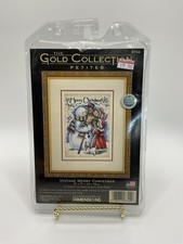 Dimensions Gold Collection Petites Cross Stitch Kit Vintage Merry Christmas Y2K picture
