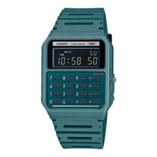 Wristwatch CASIO CALCULATOR CA-53WB-3BDF Calculator Silicone Petrol Blue picture