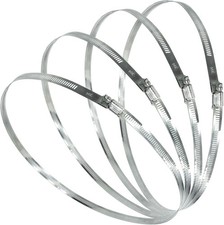 4 Pcs 27.5-Inch/700mm (Diameter) Large Hose Clamps Stainless Steel Pipe Clamp picture
