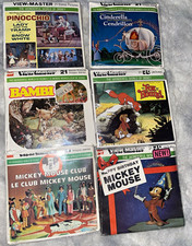 View-Master Disney Reel Packs lot of 6 GAF Reels Vintage picture