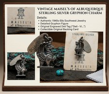 Rare Vintage Maisel's Sterling Silver Dell View Souvenir Charm Route 66 New picture