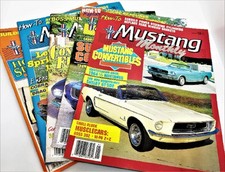 (LOT OF 5) VINTAGE MUSTANG MONTHLY MAGAZINES Jan-June 1988 NM-Mint Condition picture