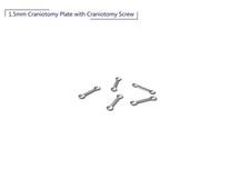1.5mm Craniotomy Plates and Screws titanium veterinary instruments picture