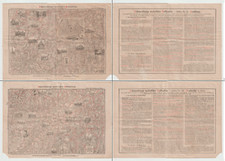 C1880-90s Antique Moritz Schauenburg Folding Info Map Hamburg Karlsruhe Baden picture