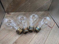 Vintage Incandescent Satco LR58060 60W 130V A19 580 Lumens 2500 Hrs -  4 bulbs picture