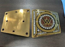 WWE Side baseplates for Network Logo Belts, world heavyweight, new undisputed picture