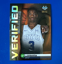 2025/26 Bowman Chrome Bowman Verified AJ Dybantsa BYU BV-1🔥#/25🔥 picture