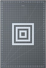 Fiskars 24x36 Self-Healing Cutting Mat Double-Sided Gray White Craft picture