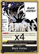 4X One Piece Card Game Black Vortex OP09-097 Common NM picture