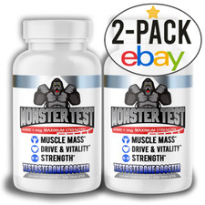#1 Testosterone Booster Monster Test for Men Testosterona 6,000 MG Tablets 240ct picture