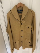 Polo by Ralph Lauren Blue Label Vintage 100% Cotton Shawl-Collar Cardigan  picture